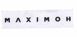 Trademark MAXIMOH + LOGO