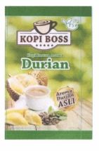 Trademark TSR KOPI BOSS KOPI INSTAN AROMA DURIAN+ LUKISAN