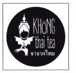 Trademark KHONG THAI TEA + KARAKTER HURUF NON LATIN + LOGO