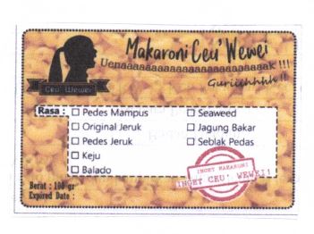 Trademark Makaroni Ceu'Wewei