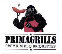 Trademark PRIMAGRILLS PREMIUM SBQ BRIQUETTES + LUKISAN