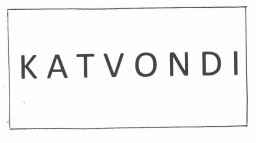 Trademark KATVONOI