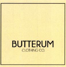 Trademark BUTTERUM CLOTHING CO