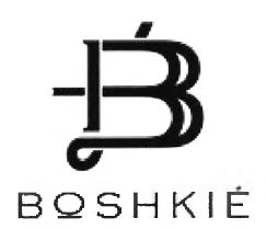 Trademark BOSHKIÉ + LOGO