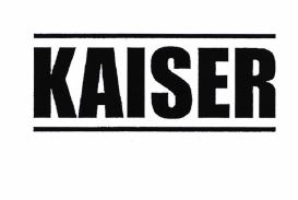 Trademark KAISER