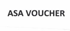 Trademark ASA VOUCHER