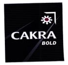 Trademark CAKRA BOLD + LOGO