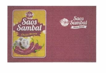 Trademark SAJP SAOS SAMBAL CHILLI SAUCE + LUKISAN