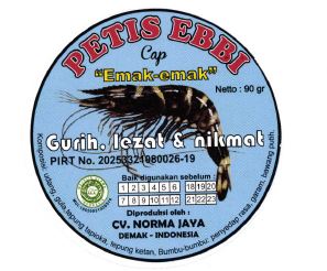 Trademark PETIS EBBI CAP EMAK - EMAK + LUKISAN