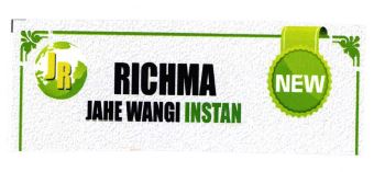 Trademark RICHMA JAHE WANGI INSTAN + LOGO