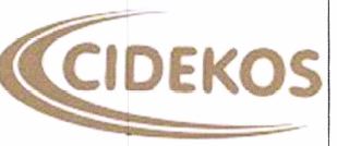 Trademark CIDEKOS + LOGO