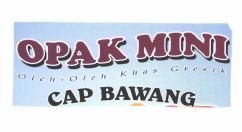 Trademark OPAK MINI CAP BAWANG + LOGO