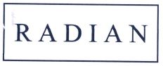 Trademark RADIAN + LOGO