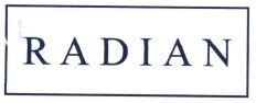 Trademark RADIAN + LOGO