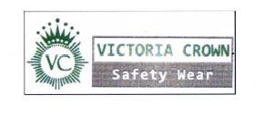 Trademark VICTORIA CROWN SAFETY WEAR + LOGO