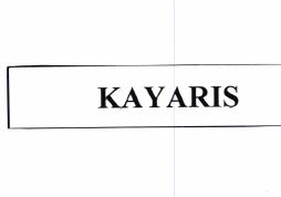 Trademark KAYARIS