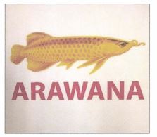 Trademark ARAWANA + LUKISAN