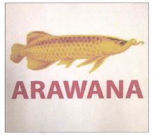 Trademark ARAWANA + LUKISAN