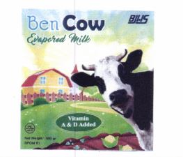 Trademark BEN COW + LOGO + LUKISAN