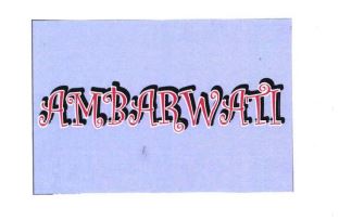 Trademark AMBARWATI + LOGO