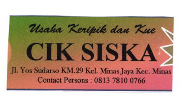 Trademark CIK SISKA + LOGO