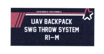 Trademark UAV BACKPACK SWG THROW SYSTEM R1-M