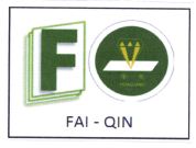 Trademark F FAI - QIN + KARAKTER HURUF NON LATIN + LOGO