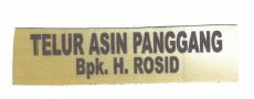 Trademark TELUR ASIN PANGGANG BPK. H. ROSID