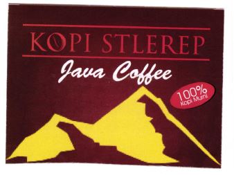 Trademark KOPI STLEREP JAVA COFFEE + LUKISAN