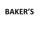 Trademark BAKER'S