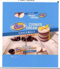 Trademark OKEBIS COOKIES CREAM CHOCOMALT + LOGO