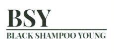 Trademark BSY BLACK SHAMPOO YOUNG + LOGO