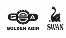 Trademark GA GOLDEN AGIN SWAN + LOGO