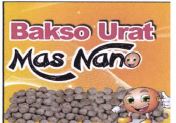 Trademark BAKSO URAT MAS NANO + LUKISAN