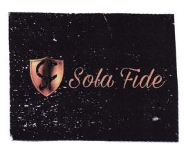 Trademark SOLA FIDE + LOGO