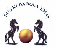 Trademark DUO KUDA BOLA EMAS + LOGO