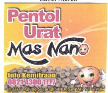 Trademark PENTOL URAT MAS NANO