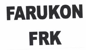 Trademark FARUKON FRK