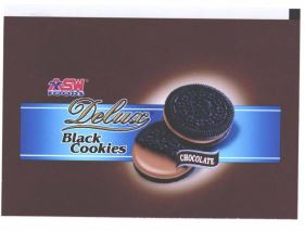 Trademark DELUX BLACK COOKIES + LUKISAN