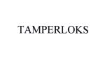 Trademark TAMPERLOKS