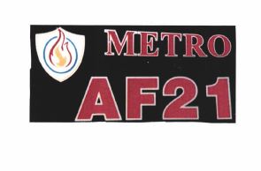 Trademark METRO AF 21 + LOGO