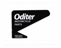 Trademark ODITER MOTORCYCLE PARTS High wear resistance