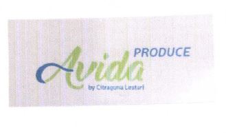 Trademark AVIDA PRODUCE + LOGO