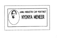 Trademark NYONYA MENEER JAMU INDUSTRI CAP PORTRET + LUKISAN