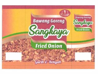 Trademark BAWANG GORENG SANGKAYA FRIED ONION + LUKISAN