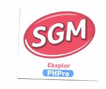 Trademark SGM EKSPLOR PHPRO + LOGO