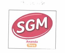 Trademark SGM ANANDA SOYA + LOGO