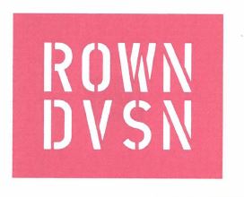 Trademark ROWN DVSN + LOGO