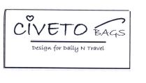 Trademark CIVETO BAGS + LOGO