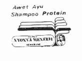 Trademark AWET AYU SHAMPOOPROTEIN NYONYAMENEER + LOGO